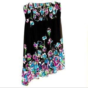 Lane Bryant Floral Asymmetrical Skirt/Dress-18/20